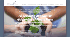 Desktop Screenshot of finansteam.dk